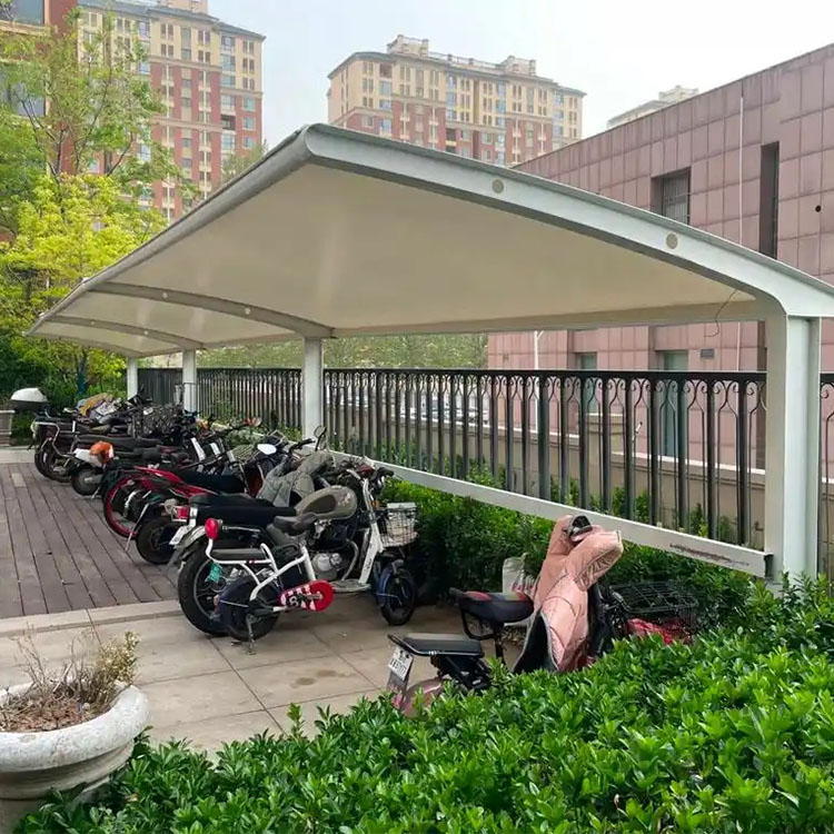 麟游县膜结构电动车棚